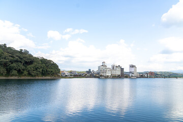 Naklejka premium 水郷日田