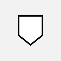 Shield Icon . Defense, Protection Symbol for Design, Presentation, Website or Apps Elements.