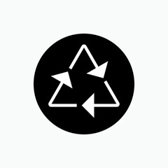 Recycle Icon. Recycling Symbol - Vector Logo Template.