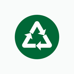 Obraz premium Recycle Icon. Recycling Symbol - Vector Logo Template.