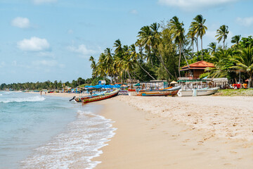 views of trincomalee beach, sri lanka