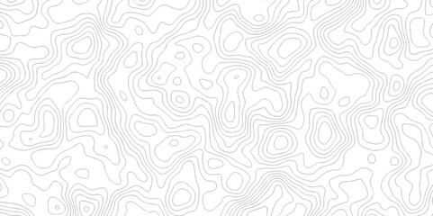 Abstract white pattern topography vector background. Abstract topographic contours map background, Black and white background. The topographic map contour in lines and contours isolated transparent.