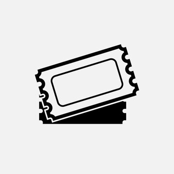 Ticket Icon. Authorization, Permit Sign. Applied as Trendy Symbol for Design Elements, Websites, Presentation and Application - Vector.