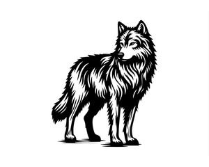 goth, logo, logotype, mark, minimal, minimalist, modern, moon, pet, pets, power, powerpoint, sport, spot, symbol, symbols, unique, wolf, wolf logo, wolf, night wolf © meer