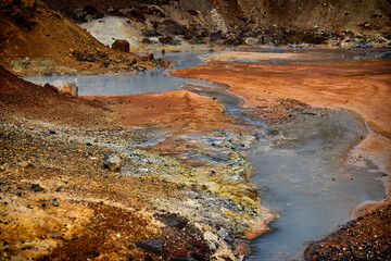 Vulcano fields and hot springd in iceland, Thermal energy and power