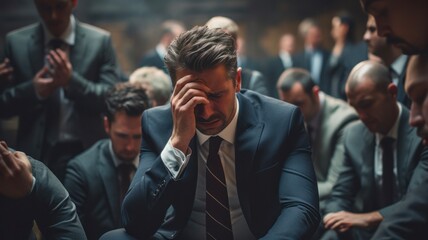 Stressed Businessman Sentenced to Bankruptcy - Emotional Judge Delivers Guilty Verdict in Office Amid Financial Problems