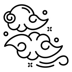 Chinese clouds icon