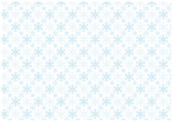 雪の結晶の背景（水色）