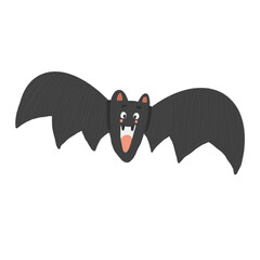 Halloween_oilpaint_acrylic_cute bat