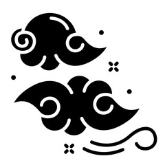 Chinese clouds icon