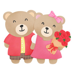 Valentine teddy bear 
