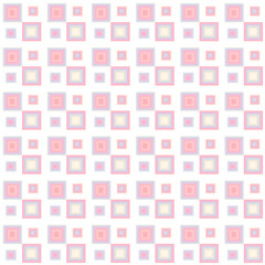 Pink pastel square seamless pattern