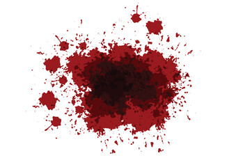 Abstract vector splatter red color background design. splatter blood color design. illustration vector design.