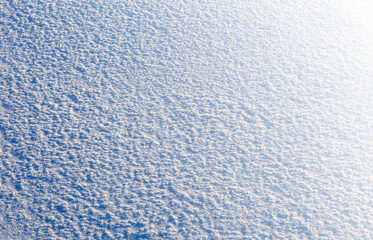 Winter snow. Snow texture Top view of the snow. Texture for design. Snowy white texture.
