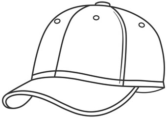 baseball cap vector illustration