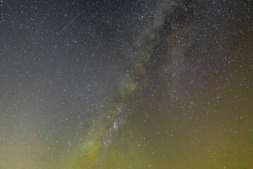 Image of the Milky Way in the sky