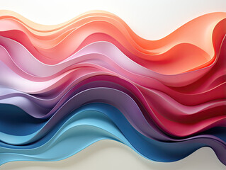 Fototapeta premium Design with liquid shape. Colorful template banner, gradient color.