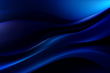 abstract blue wave background - dynamic backdrop
