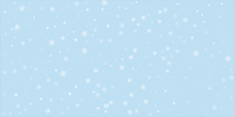 Fototapeta premium Snowfall overlay christmas background. Subtle