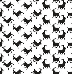 seamless pattern with cats