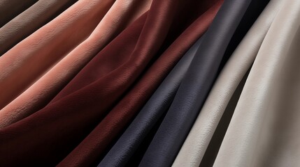 Fototapeta premium A soft, velvety suede fabric with a tactile texture