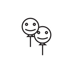 Gift box icon outline for small children adults can also. . Vector icon set