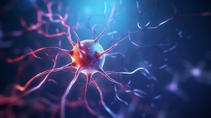 Obraz premium 3d rendered illustration of a virus generated by AI