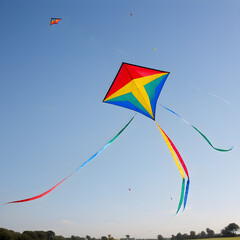kite flying in the sky