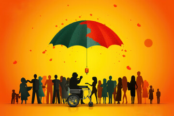 Illustration represents the Universal Health Coverage Day