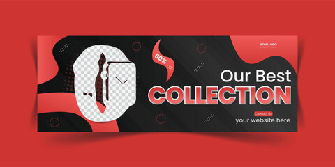 New Watch product collection for sale and promotional social media post ad banner template design.