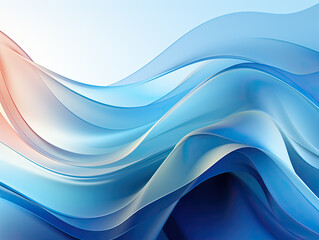 Fototapeta premium Gradient background in shades of blue, creating an abstract design.