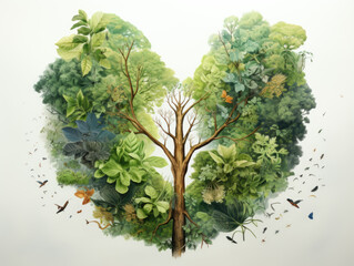 Green Lung: A Path to a Better World. - obrazy, fototapety, plakaty