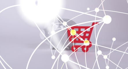 shopping online digital concept in hand
