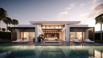 luxury villa with pool