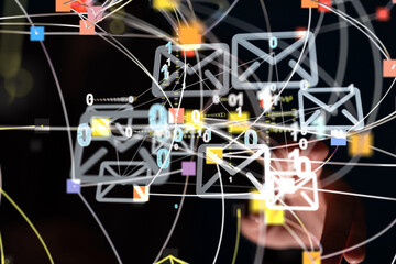 Mail Communication Connection message to mailing