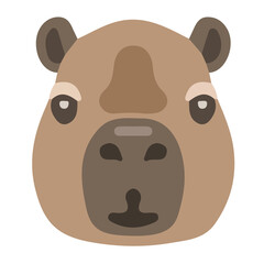 Capybara head icon