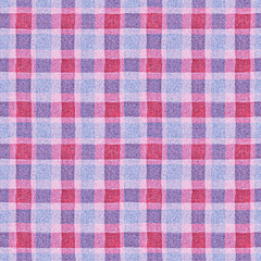 geometric tartan illustration for wallpaper website fabric garment digital printing swatch graphic or concept design. spring summer pink ,blue check pattern background.