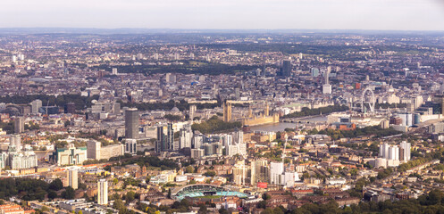 Fototapeta premium London Seen From The Air