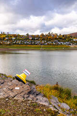 Herbstwanderung entlang der Edertalsperre zur versunkenen Stadt vom Edersee Atlantis  - Edertal -...