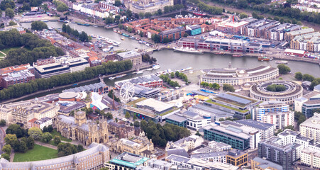 Cityscape Seen From Above