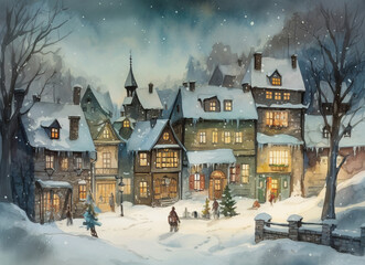 Fototapeta premium winter landscape