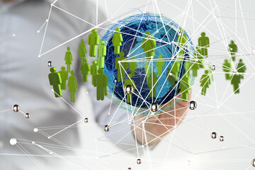 the Global Network Of People global - connection