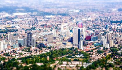 Fototapeta premium Manchester City Aerial View