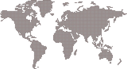 Fototapeta premium World continents background in free vector