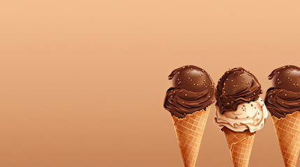 ice cream business promotion banner