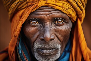 African Man: Colors of Tradition