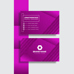  vector decorative premium business card design.