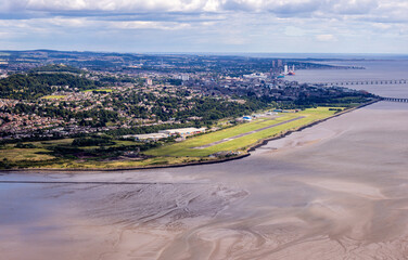 Dundee Airport Aerial View