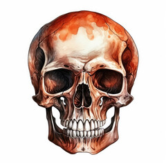 Fototapeta premium Skull head design