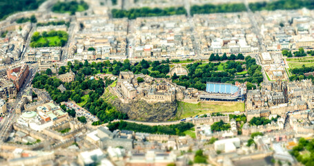 Edinburgh City From Above